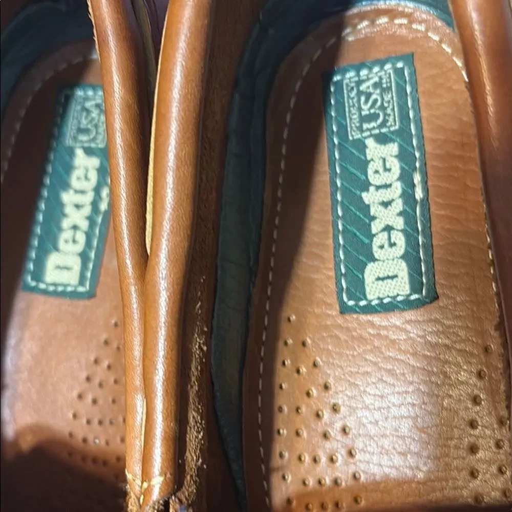 Dexter Newport Brown Leather Boat Shoes Size 9.5